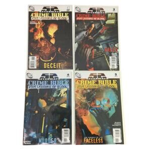DC Comics 52 Aftermath Crime Bible Five Lessons of Blood 1, 3-5 Four Comic Books